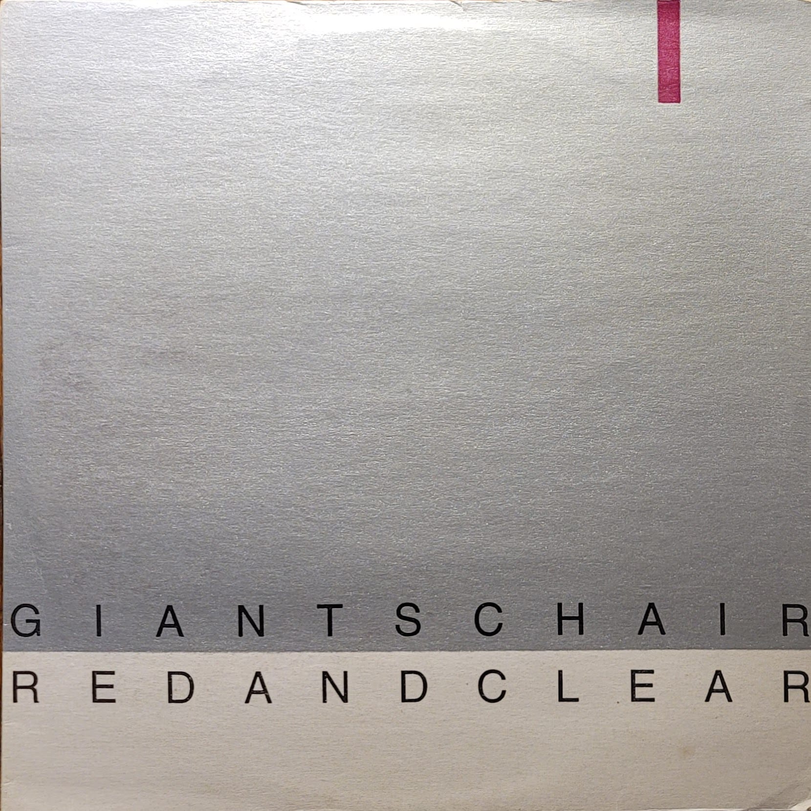 Giants Chair — Red And Clear — Original
