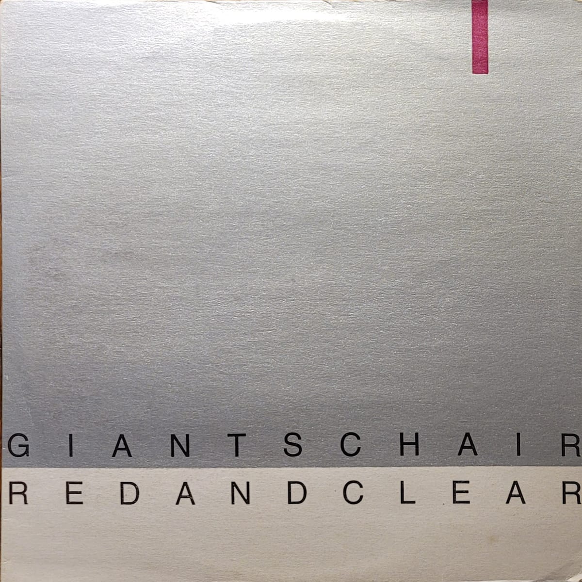 Giants Chair — Red And Clear — Original